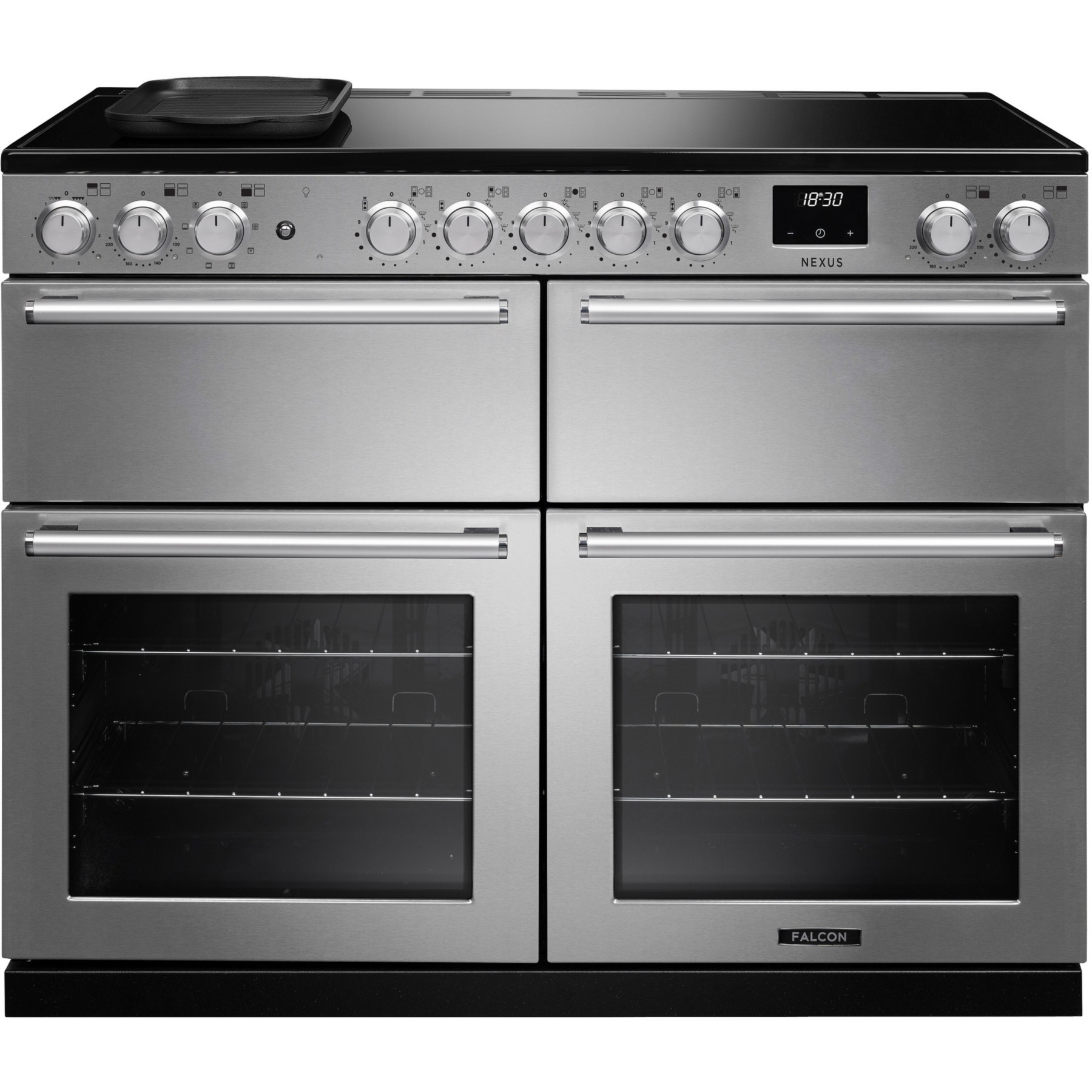 Piano de cuisson induction FALCON NEXUS NGC BC  TAB IND 110 CM INOX CHROME