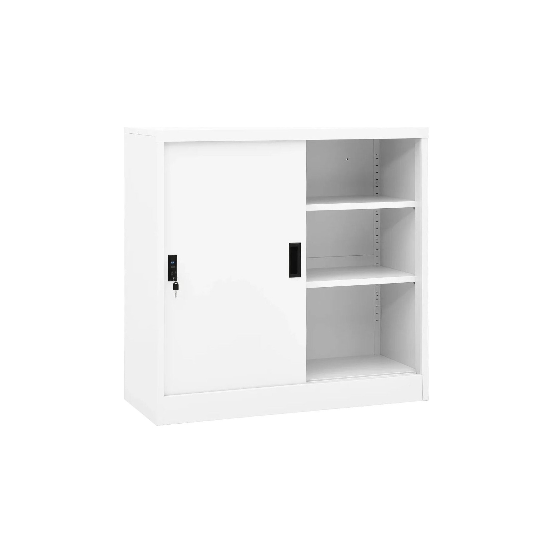 Armoire HELLOSHOP26 Armoire de bureau avec porte coulissante