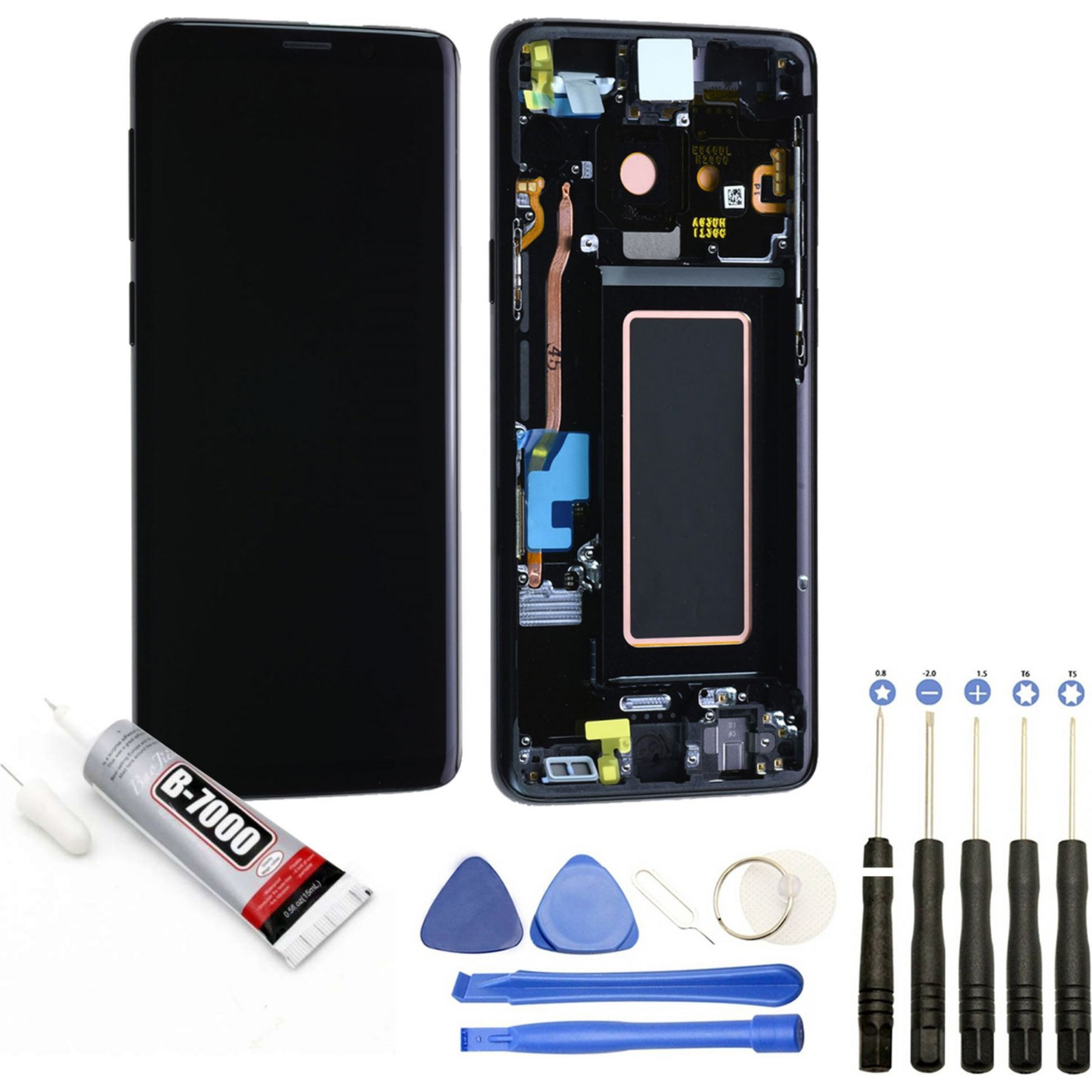 Ecran téléphone VISIODIRECT Ecran pour Samsung Galaxy S9 G960F