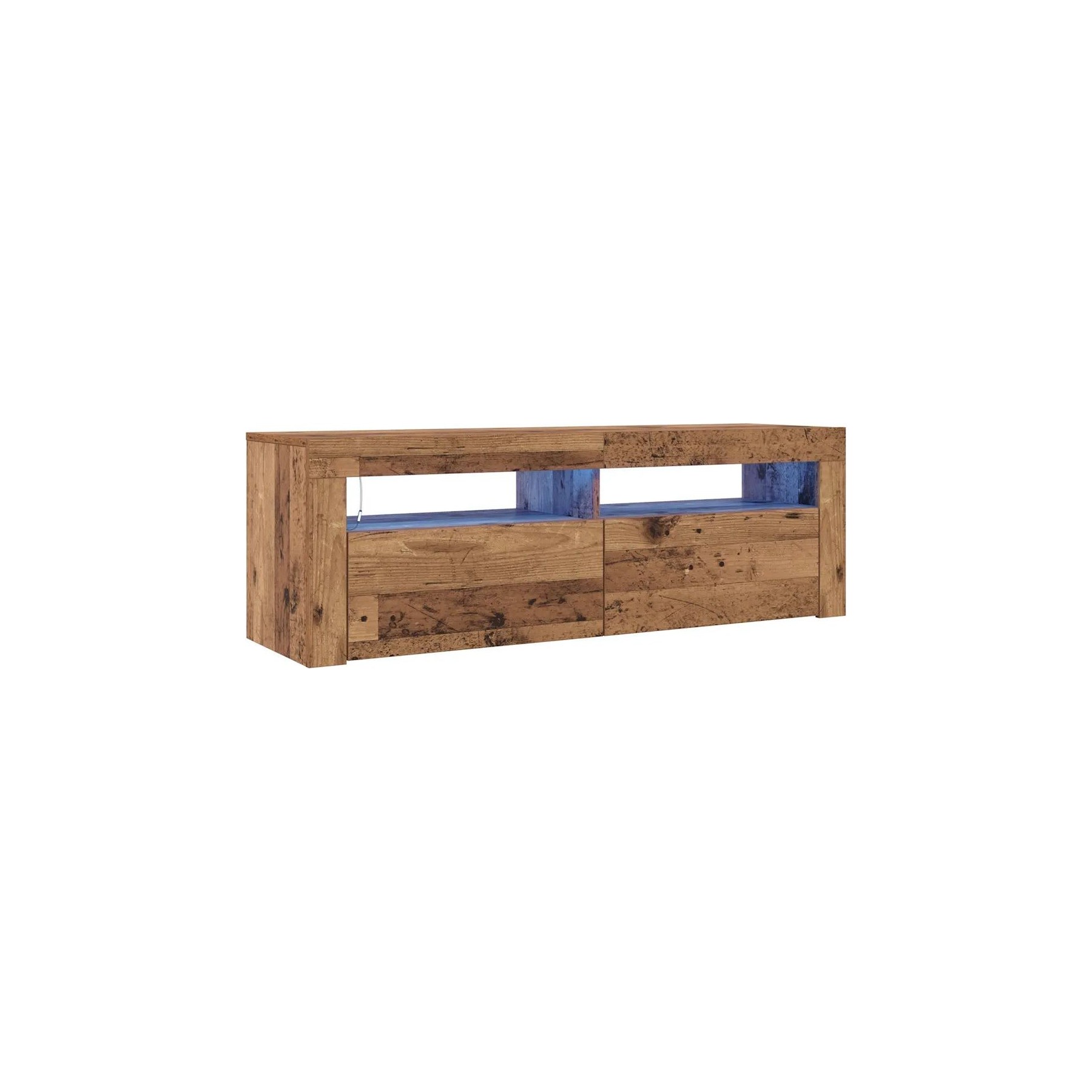 Meuble TV HELLOSHOP26 Meuble TV design moderne avec lumières L
