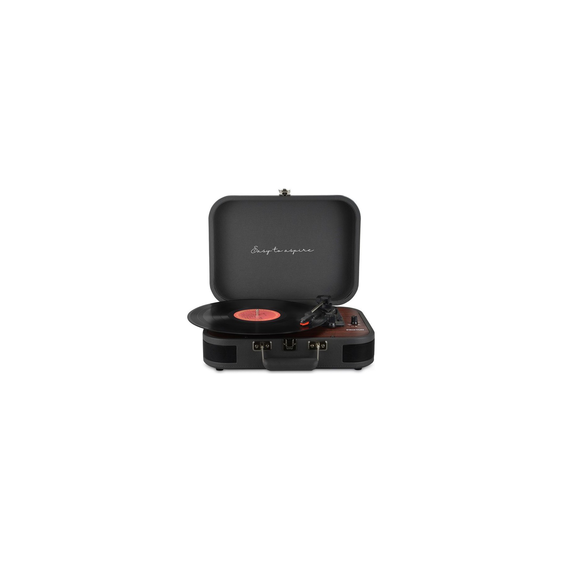 Platine vinyle PRIXTON VC600 avec Bluetooth (Gris foncé)