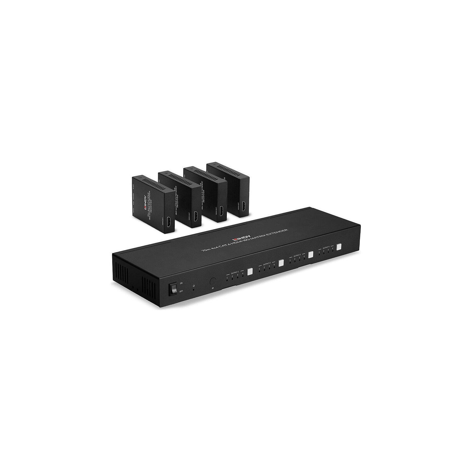 Extendeur LINDY Extendeur broadcaster HDMI 4K sur RJ45