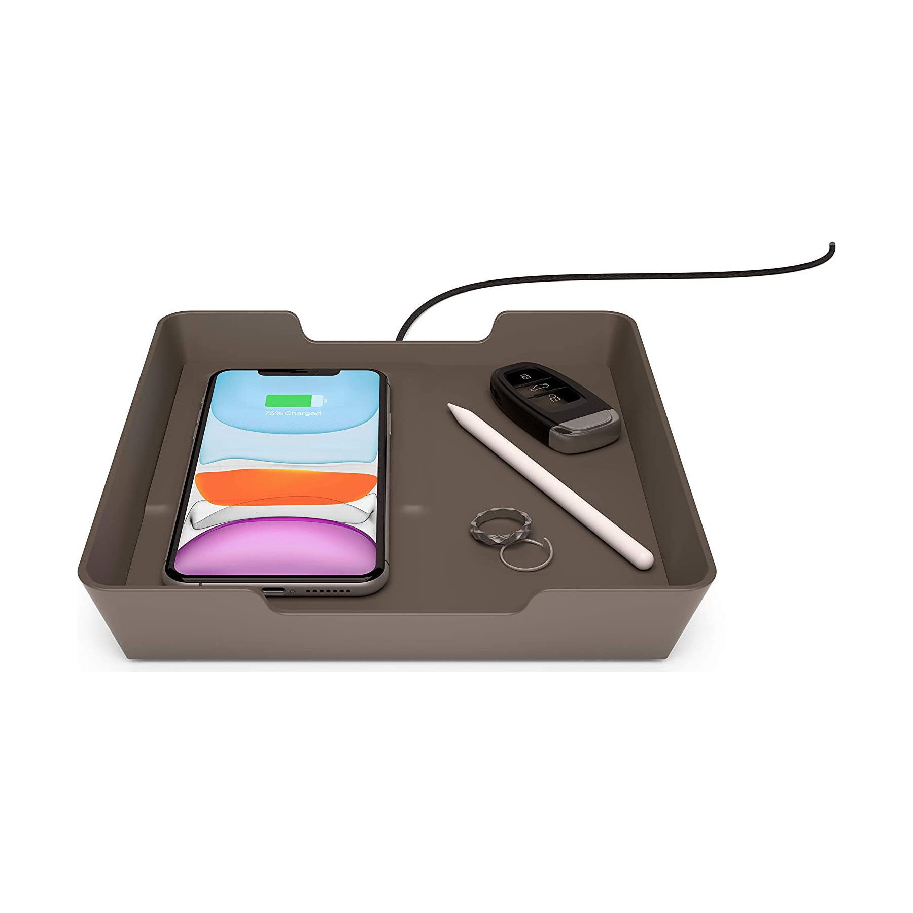 Chargeur induction EINOVA Valet Tray - Bronze taupe