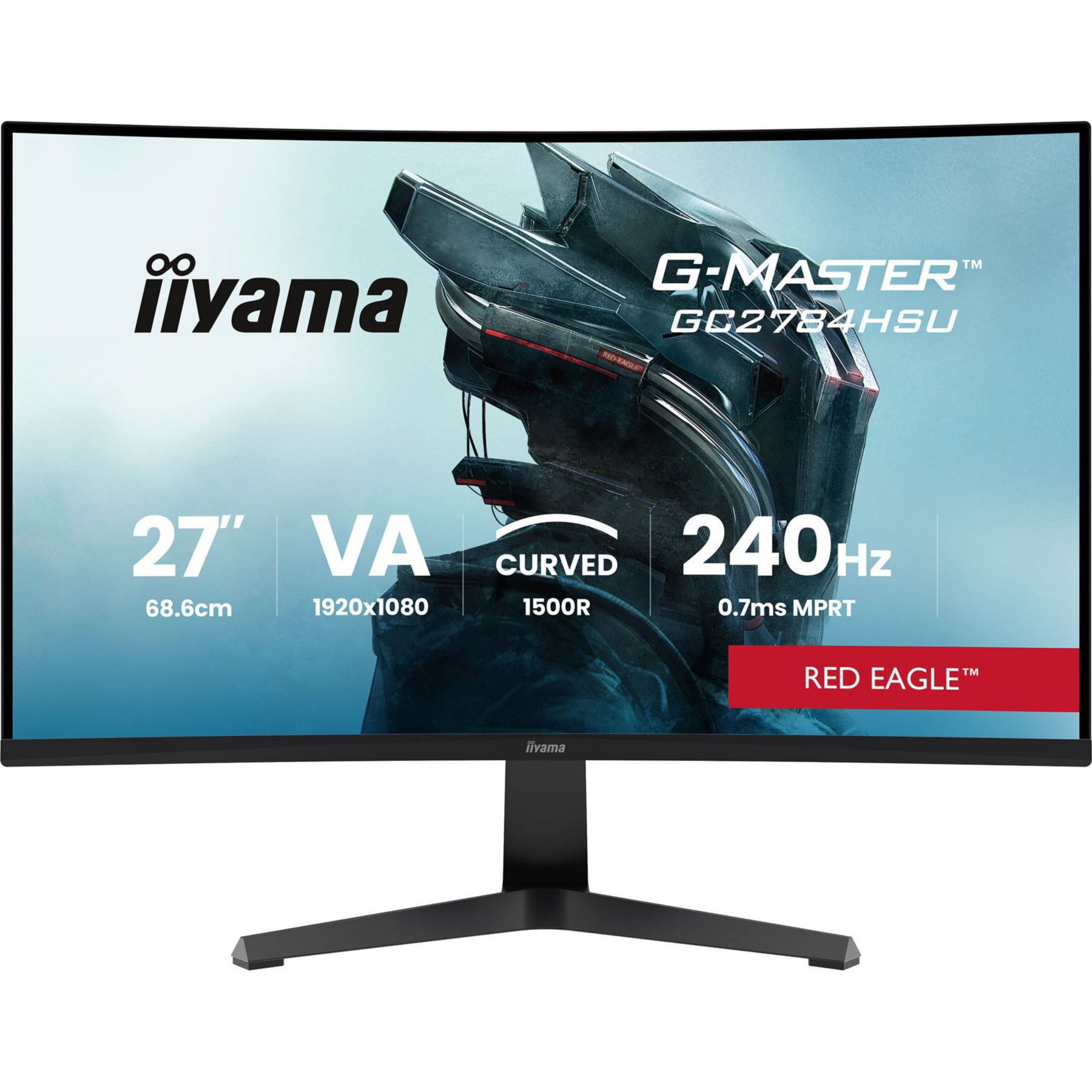 Ecran PC Gamer IIYAMA iiyama 27" LED - G-Master GC2784HSU-B1 R