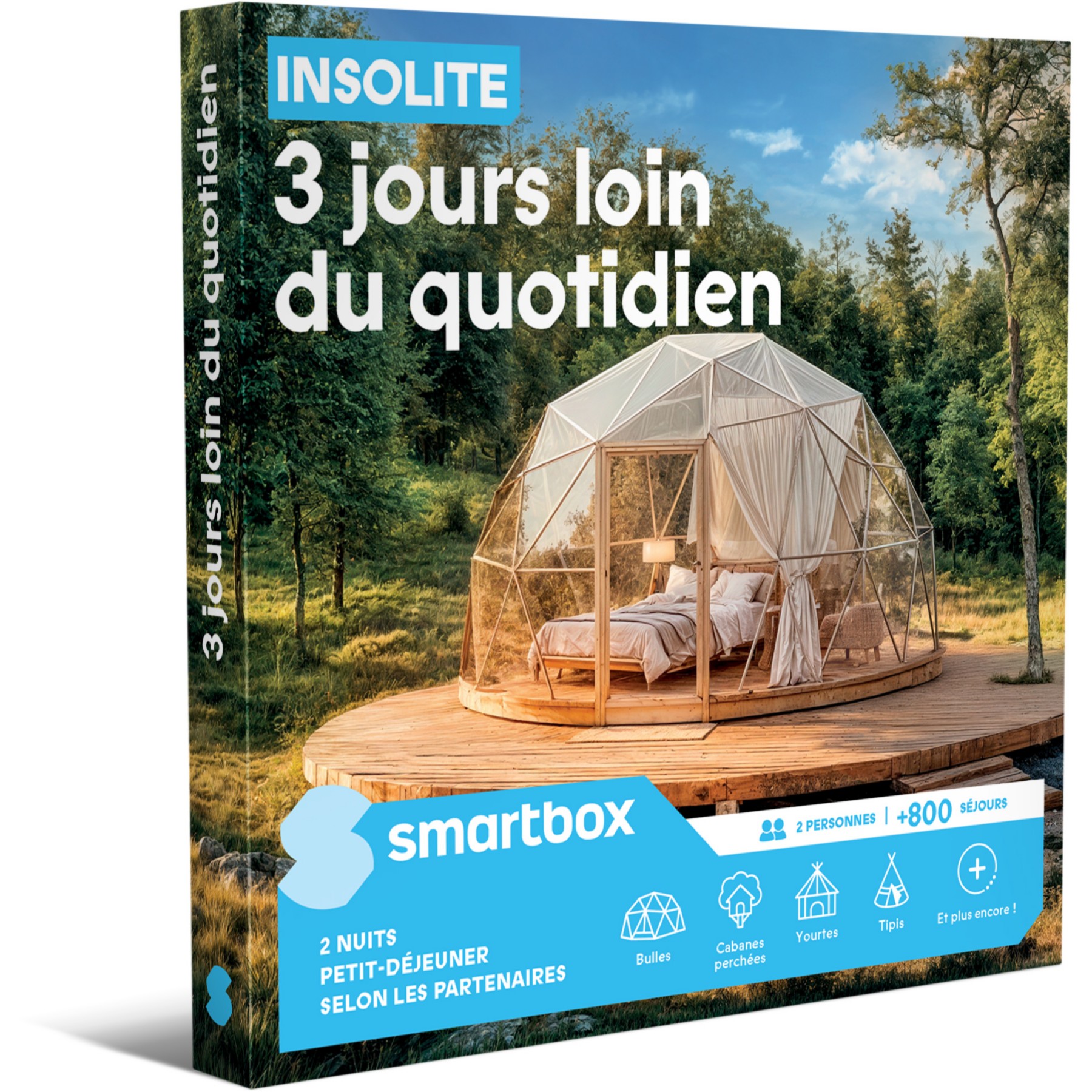 Coffret cadeau SMARTBOX Insolite - 3 jours loin du quotidien