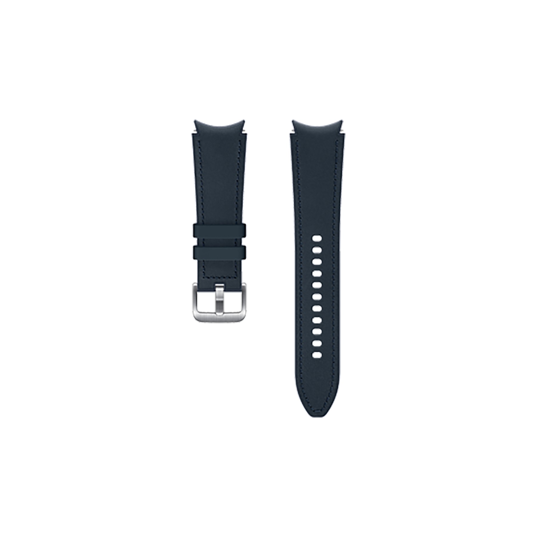 Bracelet SAMSUNG Watch 4/5/6 Cuir 130mm bleu
