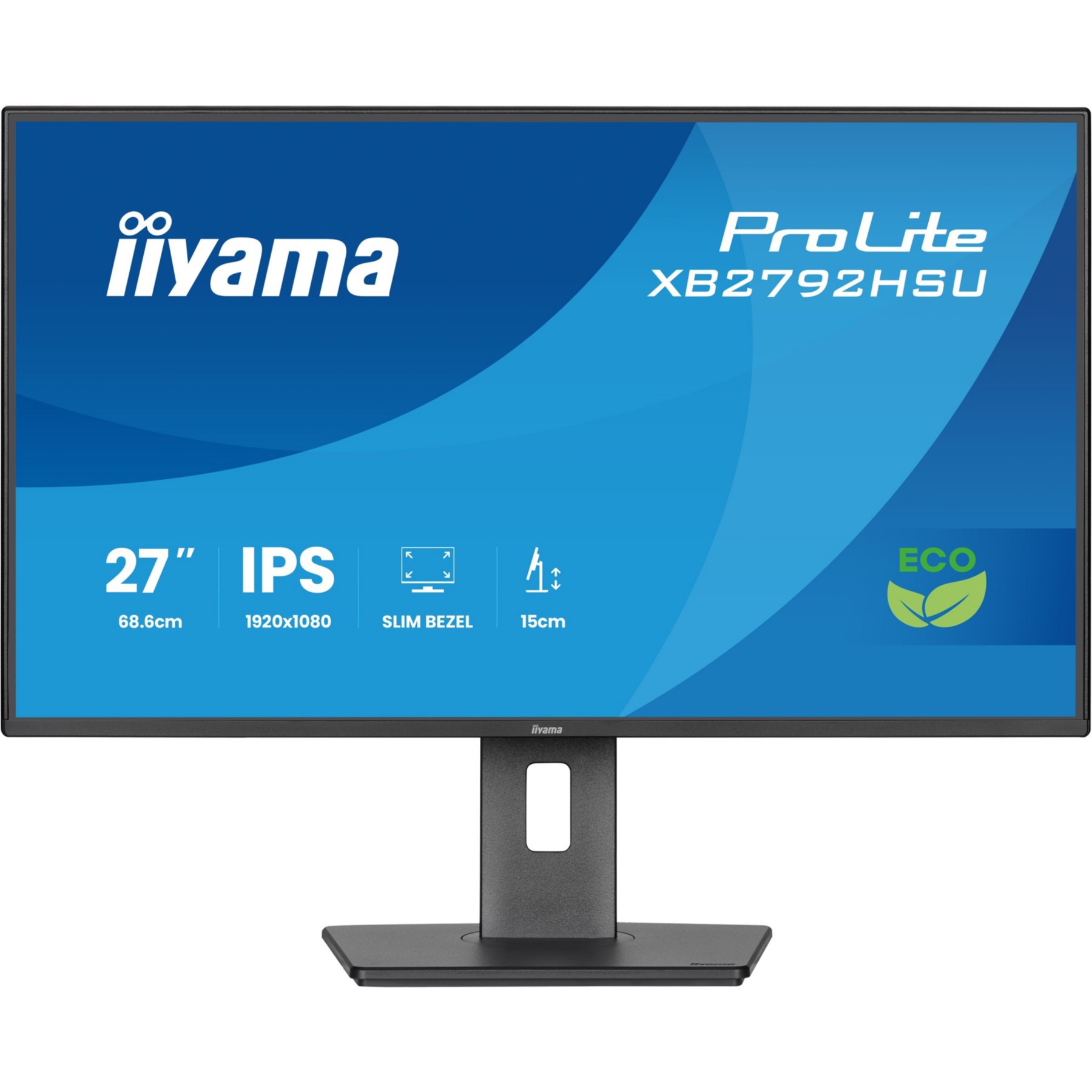 Ecran PC IIYAMA 27'' Noir IPS LED Ultra mince 16:9