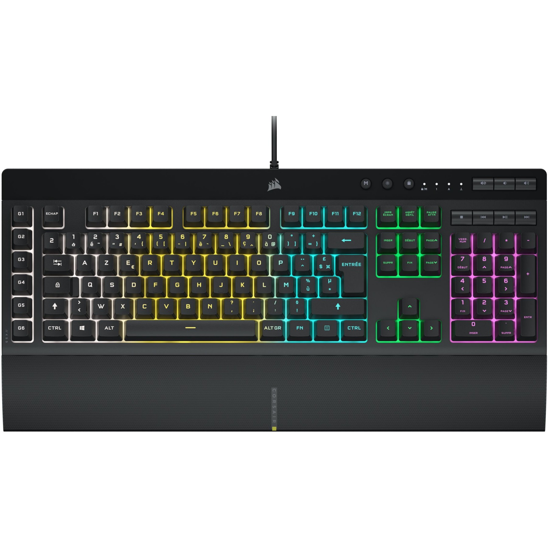 Clavier gamer CORSAIR K55 RGB Pro
