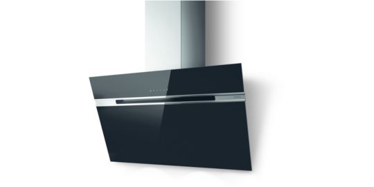 Hotte décorative murale inclinée ELICA STRIPE BL/A/90/LX