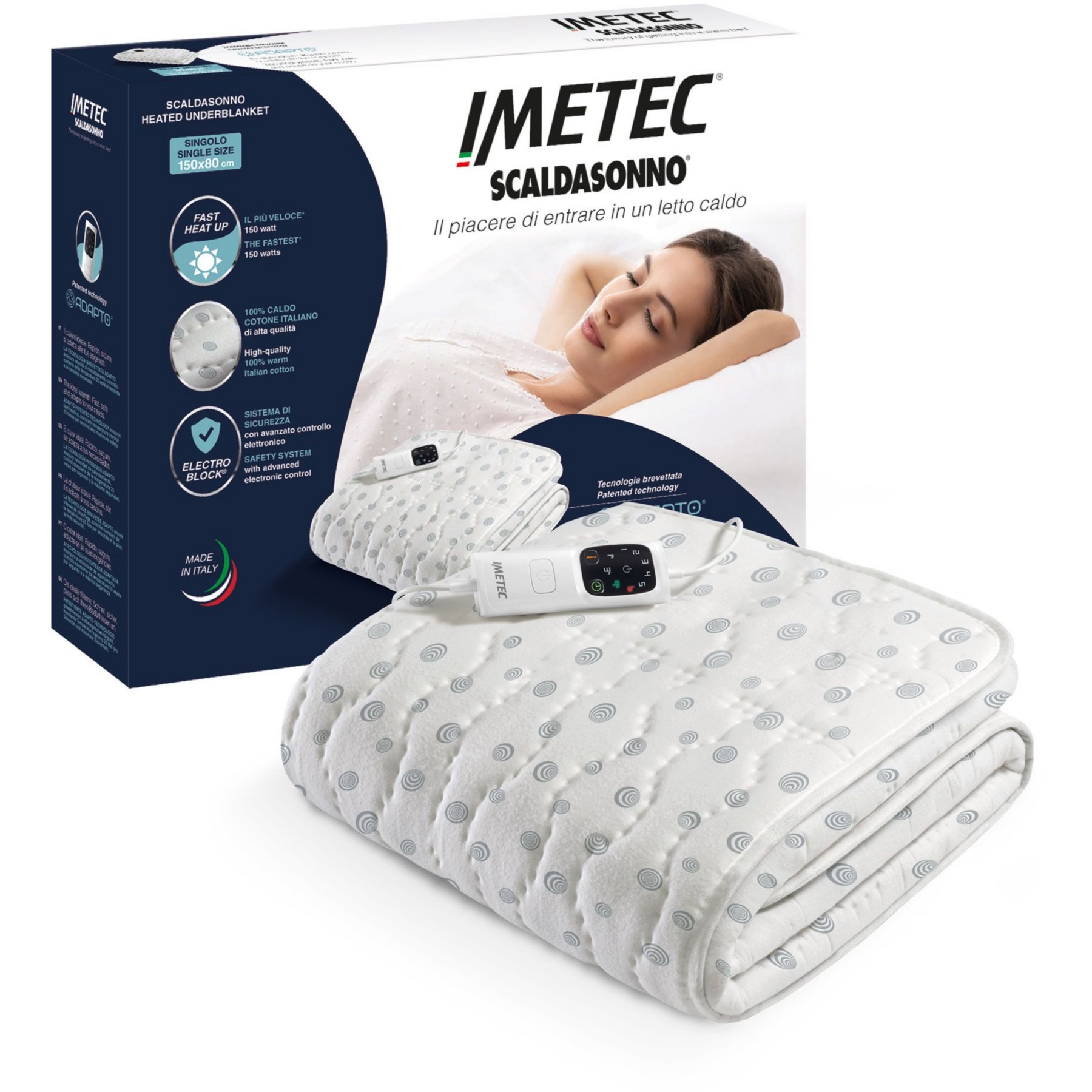 Surmatelas chauffant IMETEC SURMATELAS CHAUFFANT - 1 PLACE - 150X80