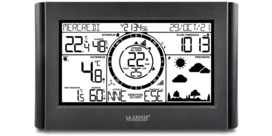 Station météo LA CROSSE WS1652 Pro Noir