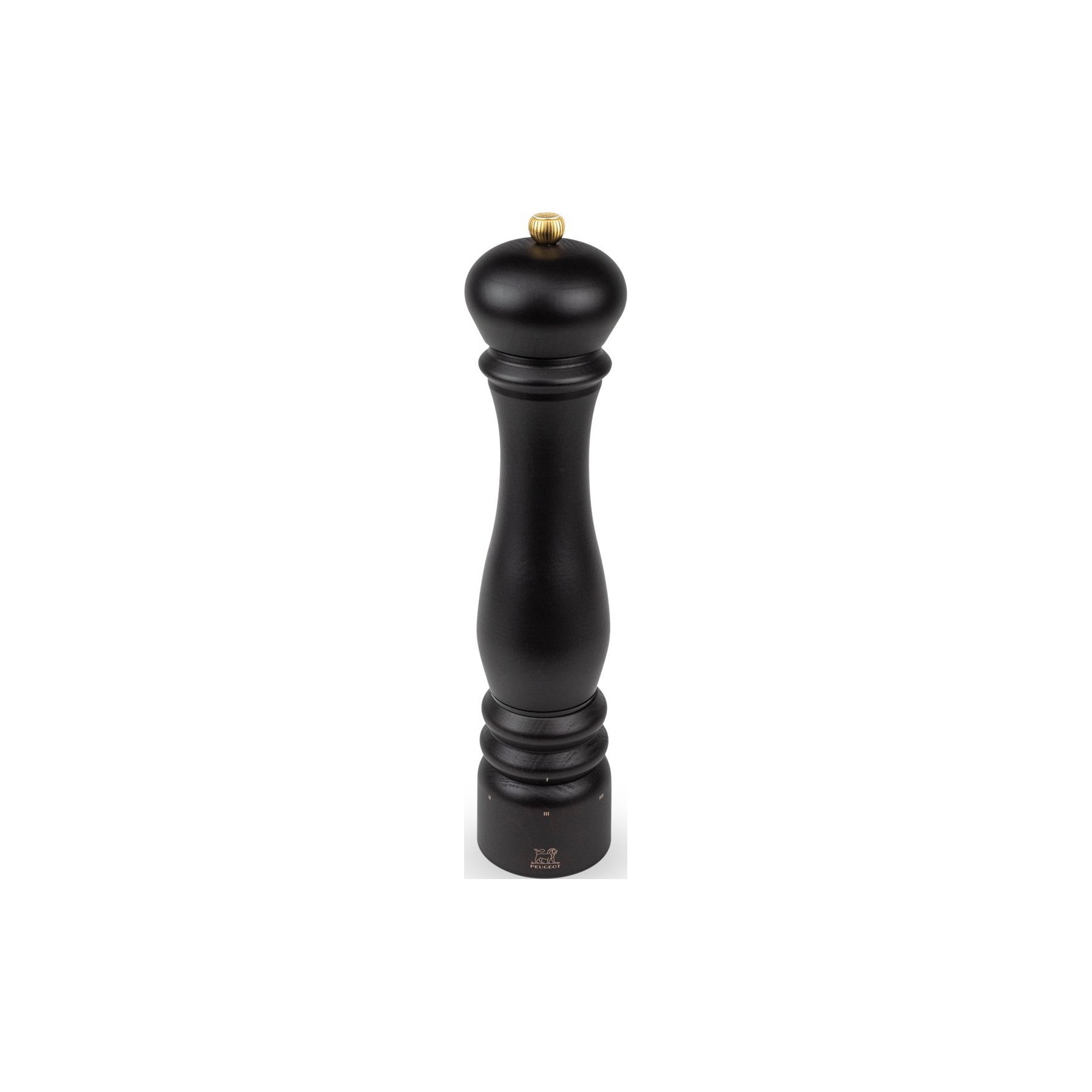 Moulin à sel PEUGEOT Paris électrique Bois Chocolat 34cm