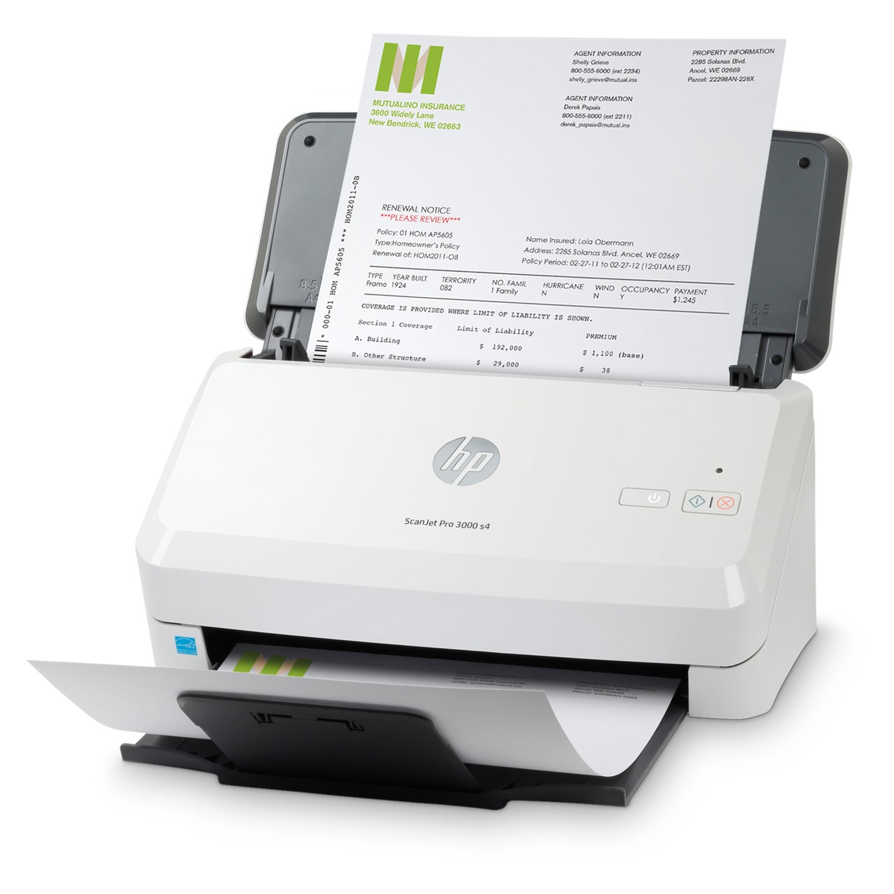 Scanner à défilement HP ScanJet Pro 3000 s4