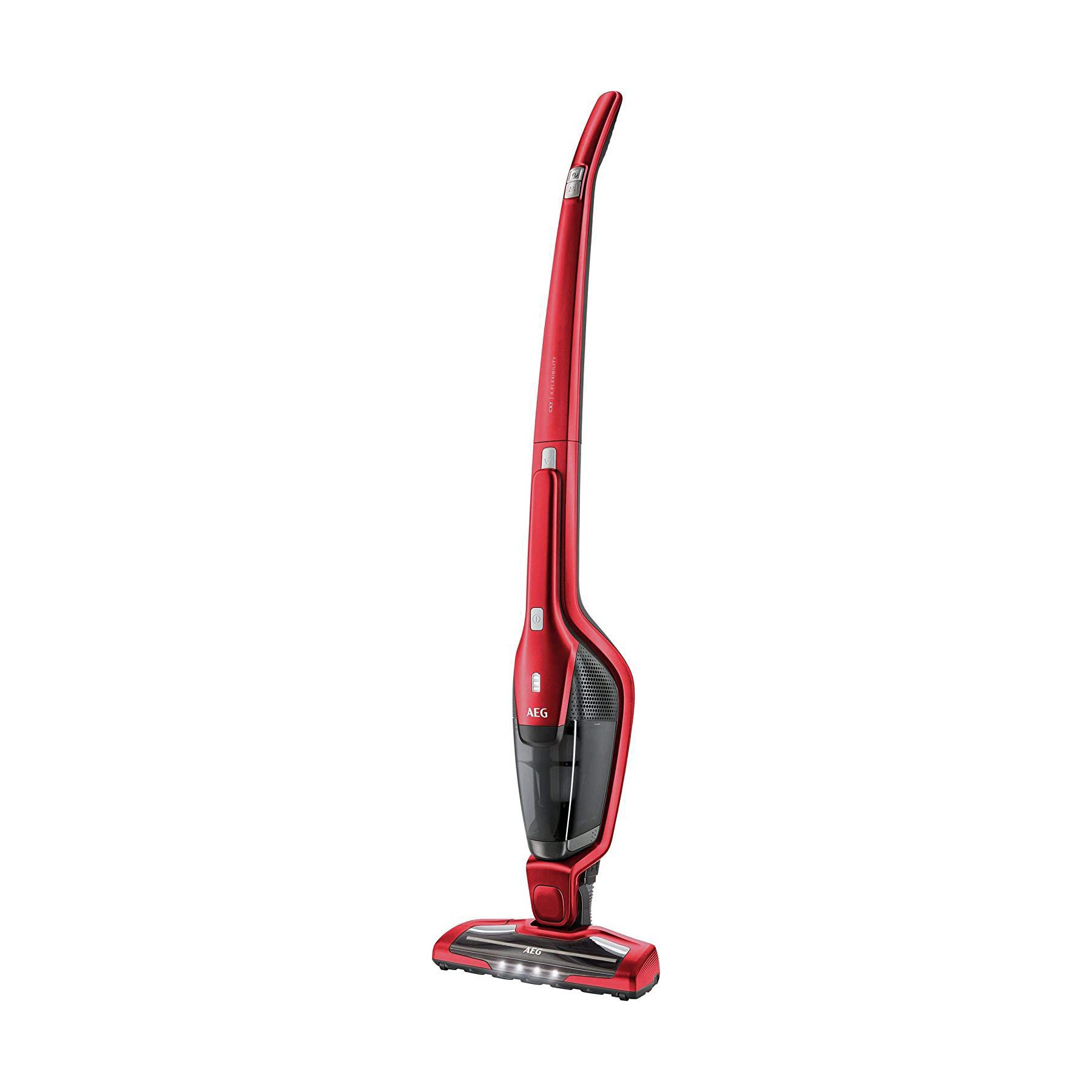 Aspirateur balai AEG CX7-2-Flex 2 en 1 sans Fil 0,5L Rouge Reconditionné