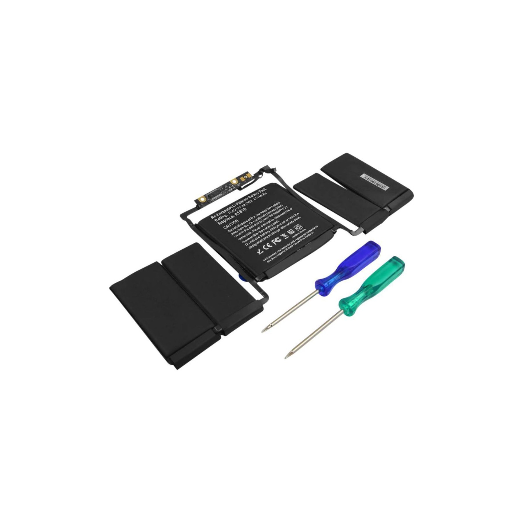 Pièce détachée AVIZAR pour MacBook Pro 13" A1706 11,4V 4314mAh
