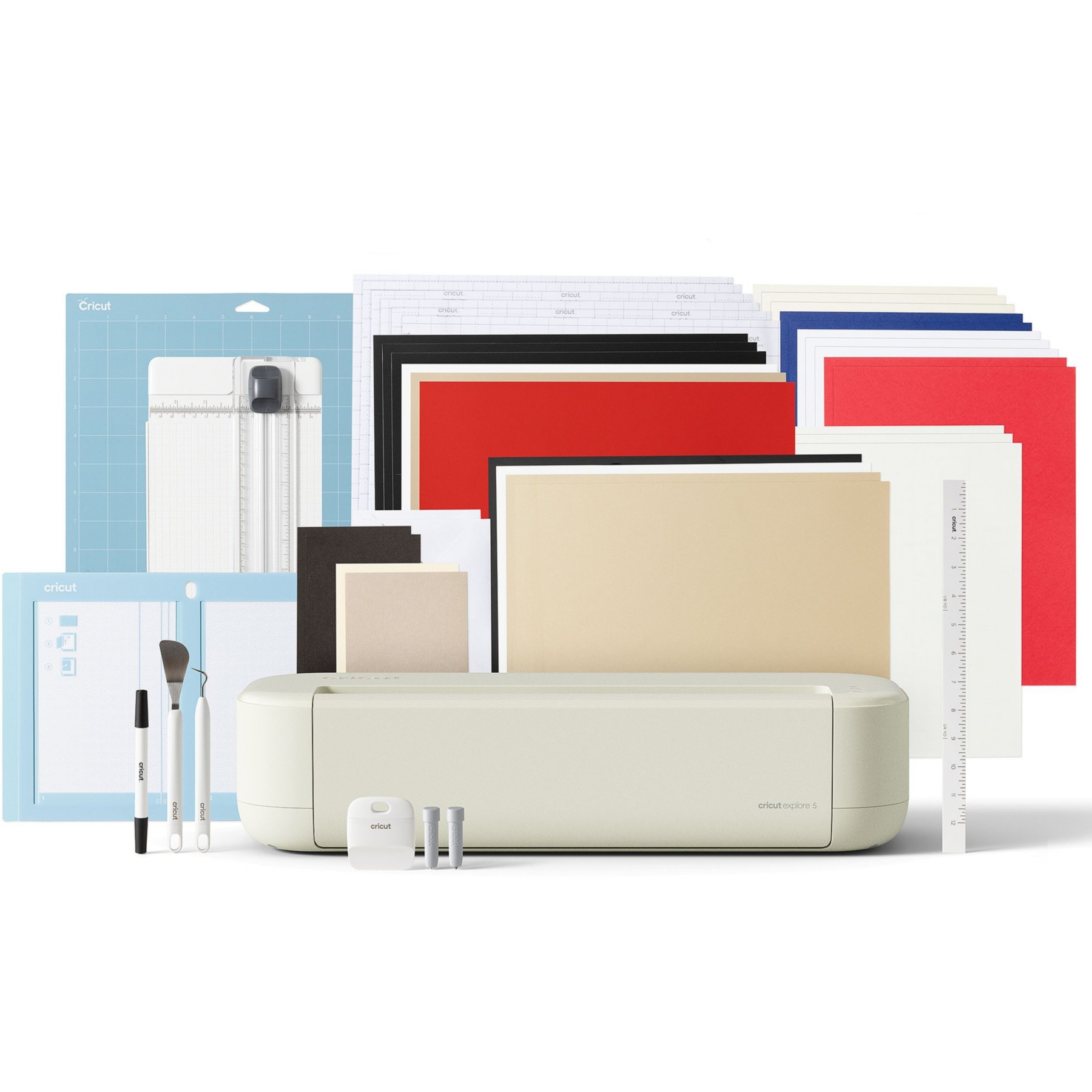 Machine de découpe CRICUT Pack Explore 5 Crème