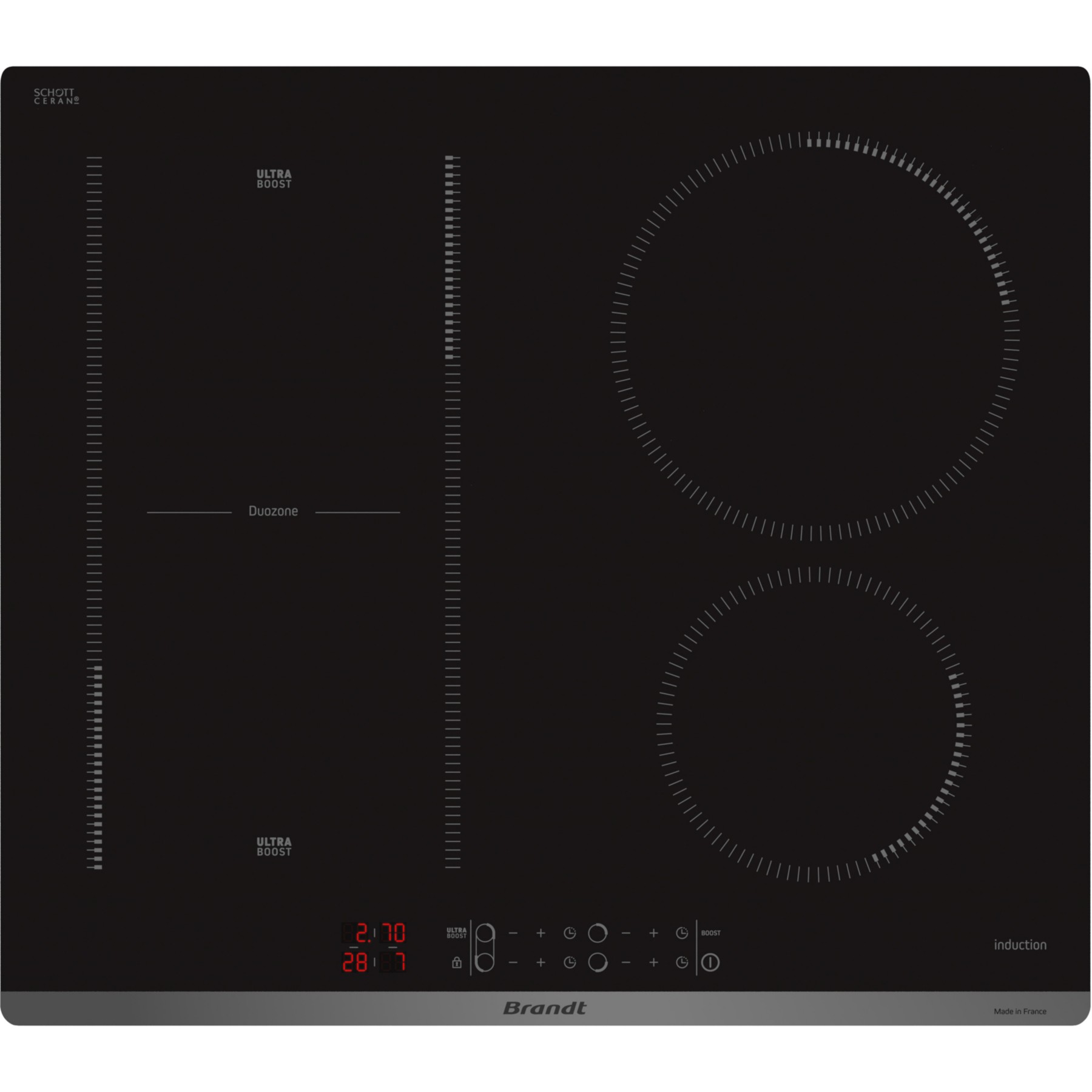 Plaque induction BRANDT BPI6428UB