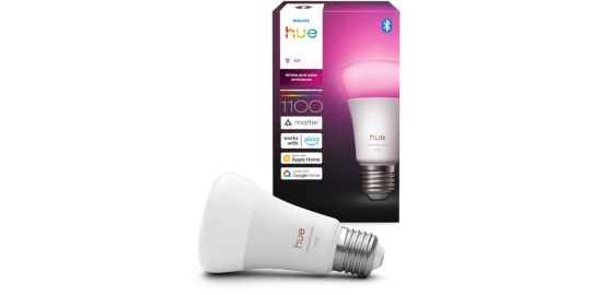 Ampoule LED connectée PHILIPS HUE E27 White&Color Ambiance 75W