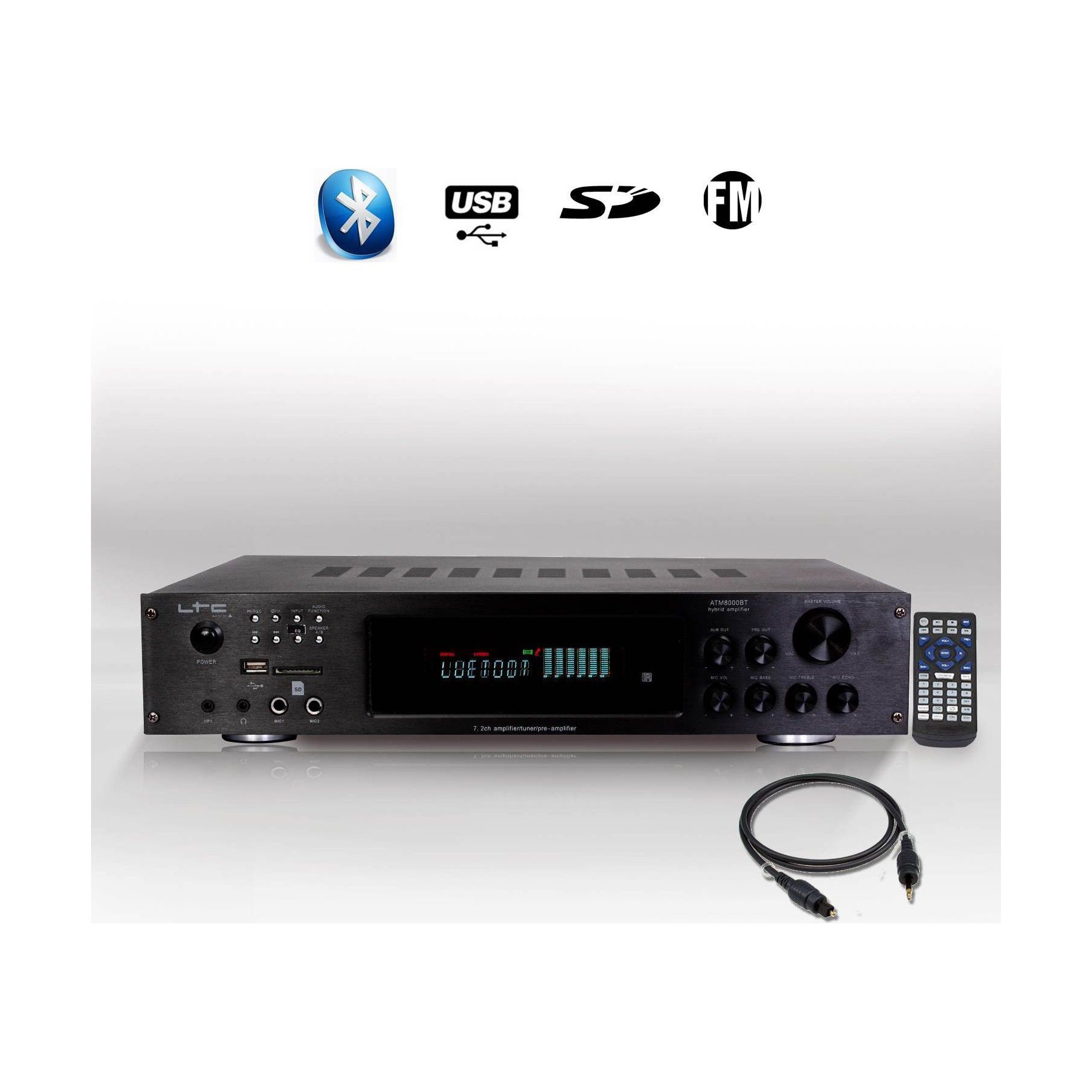 Pack sono LTC atm8000 KARAOKE 5.2/4x75W+3x20W