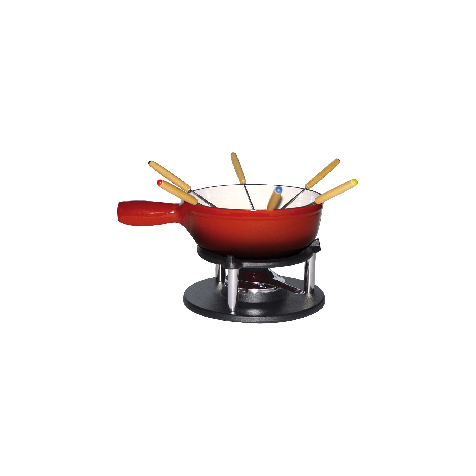 Fondue BAUMALU Savoyarde fonte rouge dégradé 20cm