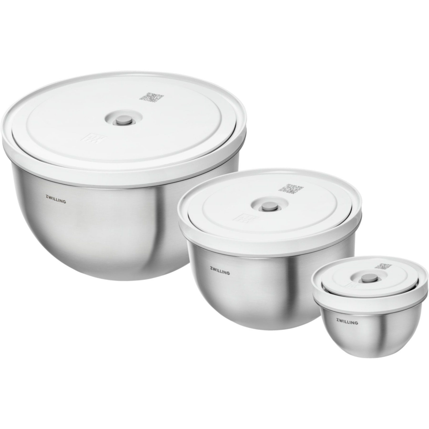 Boîte alimentaire ZWILLING 3 bols inox avec couvercles S-M-L