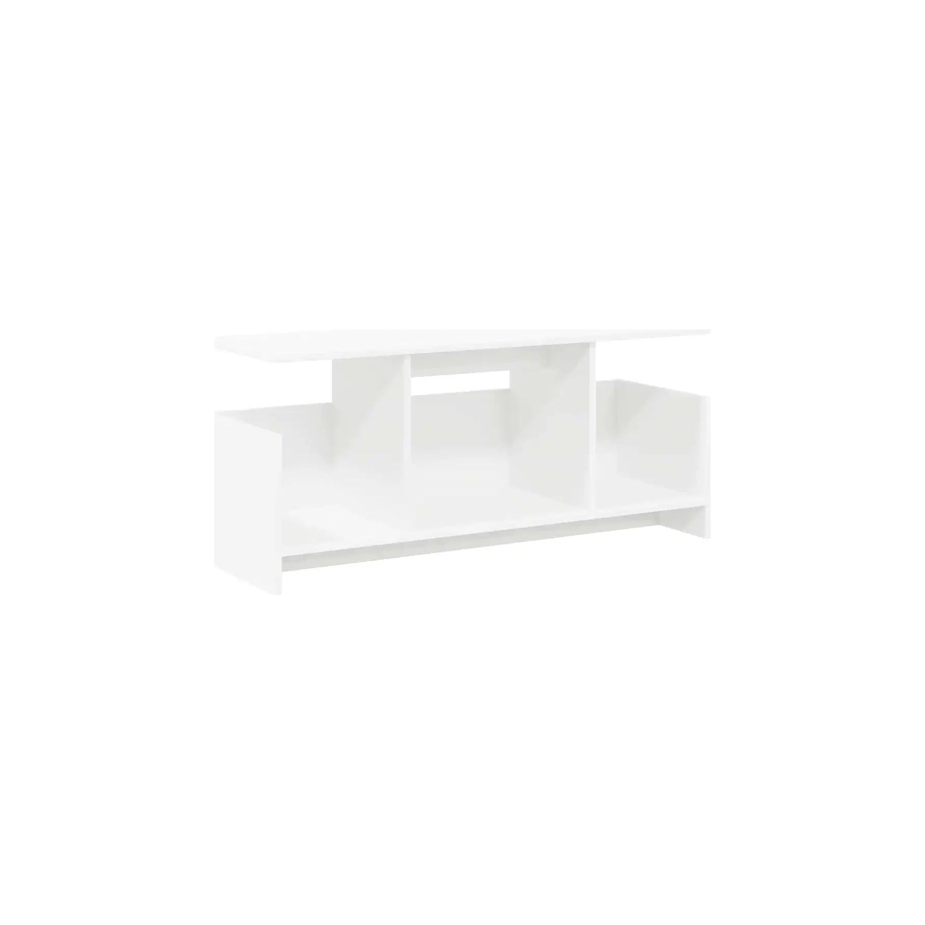 Meuble TV HELLOSHOP26 Meuble TV rectangulaire moderne avec ran
