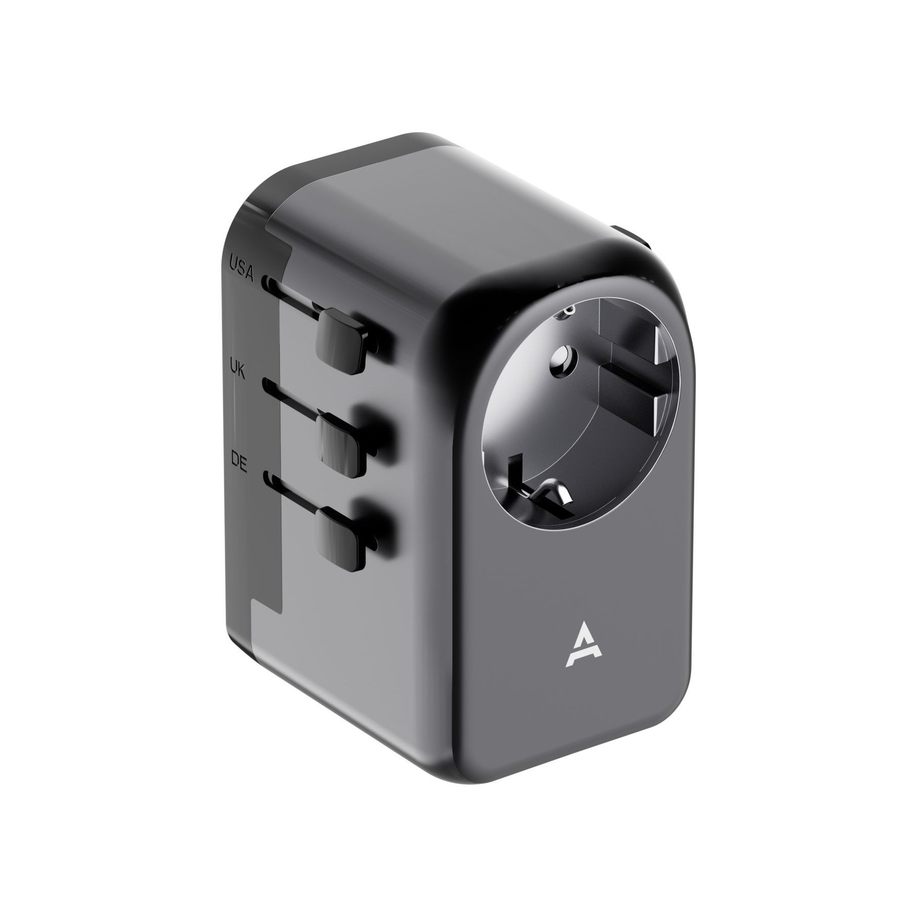 Adaptateur de voyage ADEQWAT 65W universel EU UK US ASIE