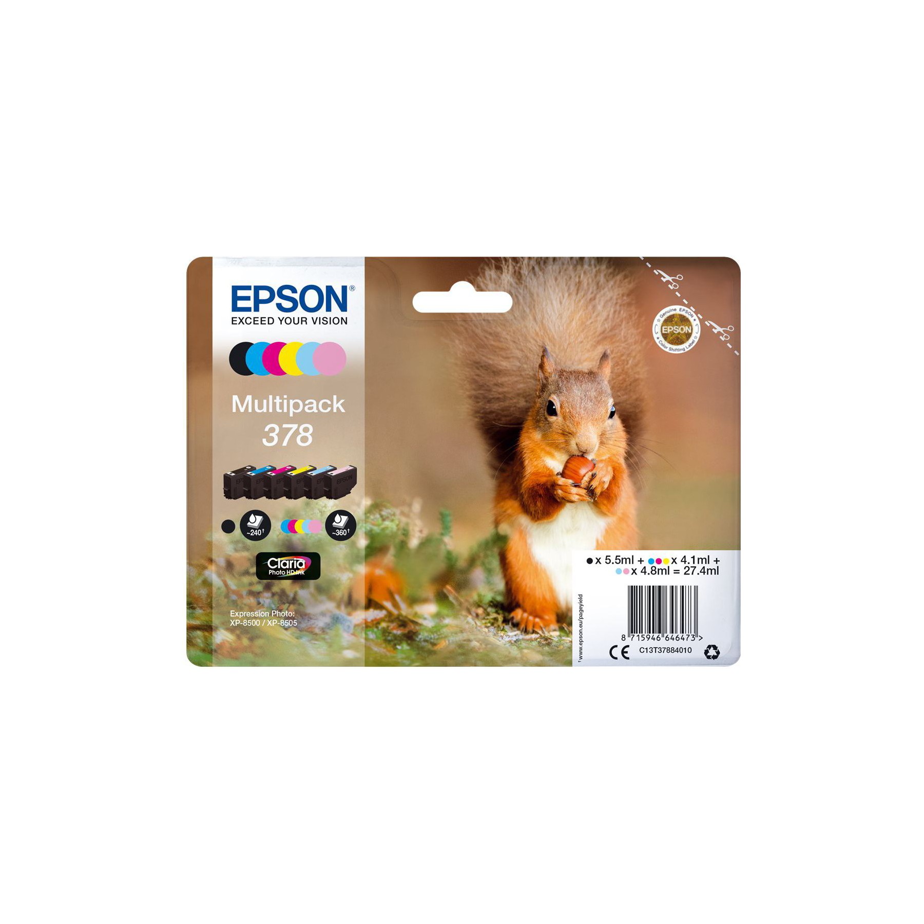 Cartouche d'encre EPSON C13T37884010