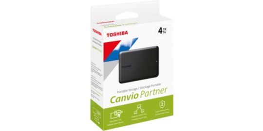 Disque dur externe TOSHIBA 4To Canvio Partner Noir
