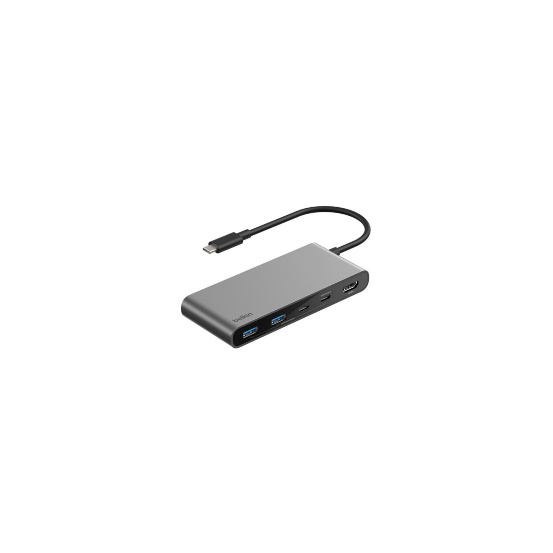 Hub BELKIN 7 en 1 multiport 100W Gris