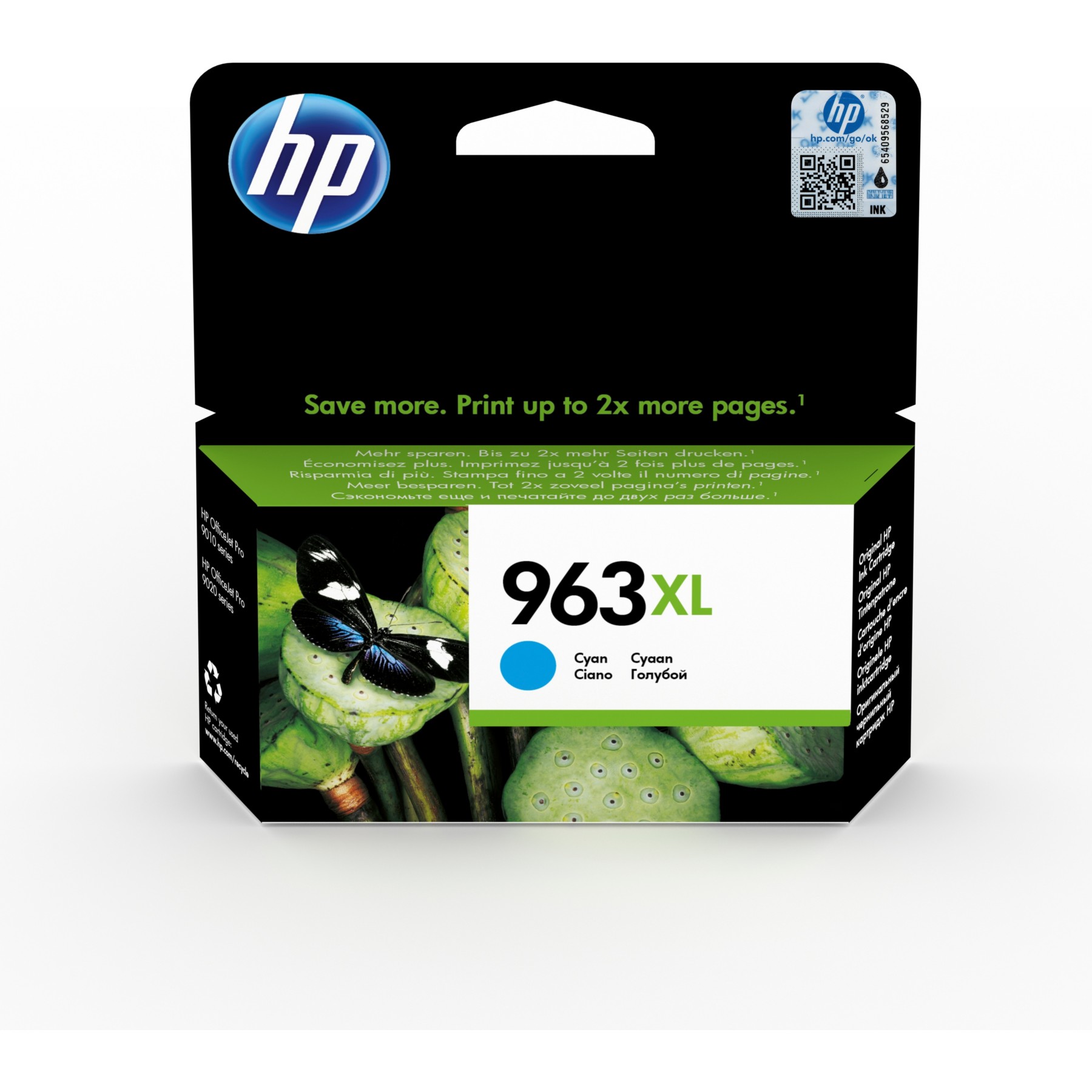 Cartouche d'encre HP 963XL  Cyan
