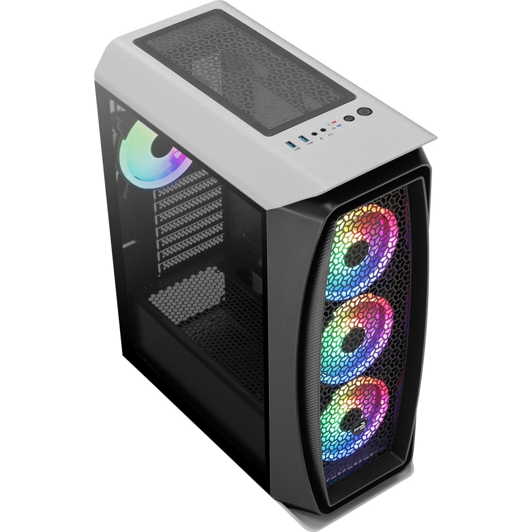 Boitier PC AEROCOOL Boitier Moyen Tour ATX Aero One Duo RGB