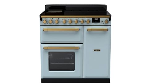 Piano de cuisson induction FALCON ESTEL DELUXE TAB IND 90 CM BLEU PASTEL L