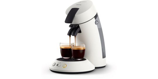 Cafetière à dosettes PHILIPS CSA210/11 Senseo machine à café Original Plus Blanche