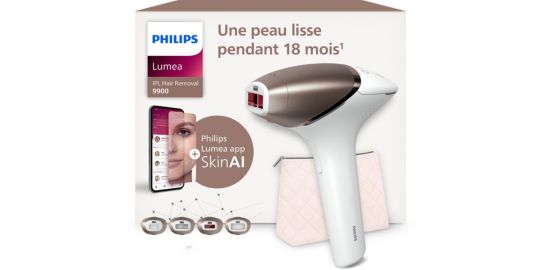 Epilateur lumière pulsée PHILIPS Lumea série 9900 BRI951/01
