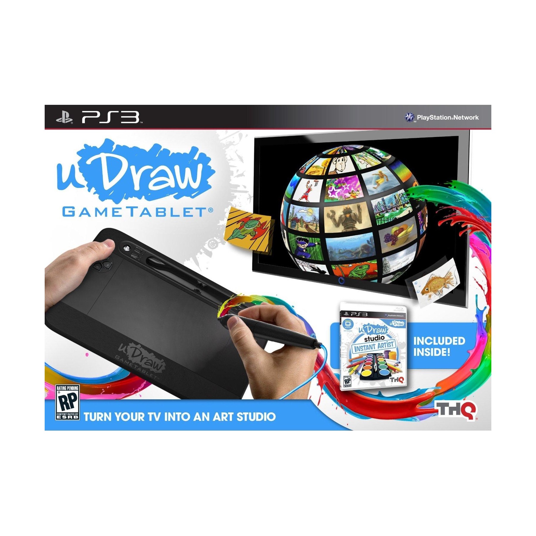 Jeu PS3 THQ Udraw Game Tablet
