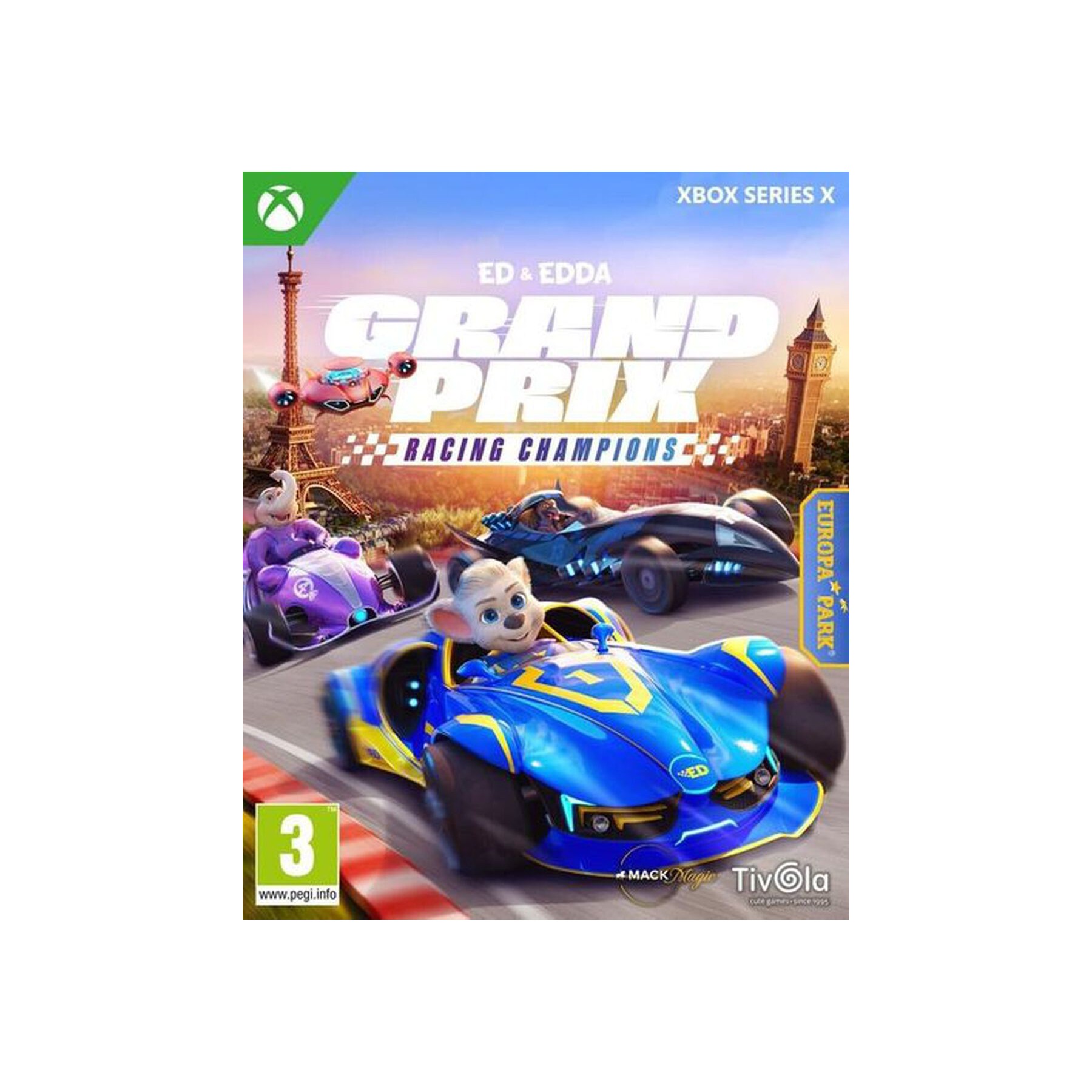 Jeu Xbox X THQ Ed & Edda Grand Prix Racing Champions