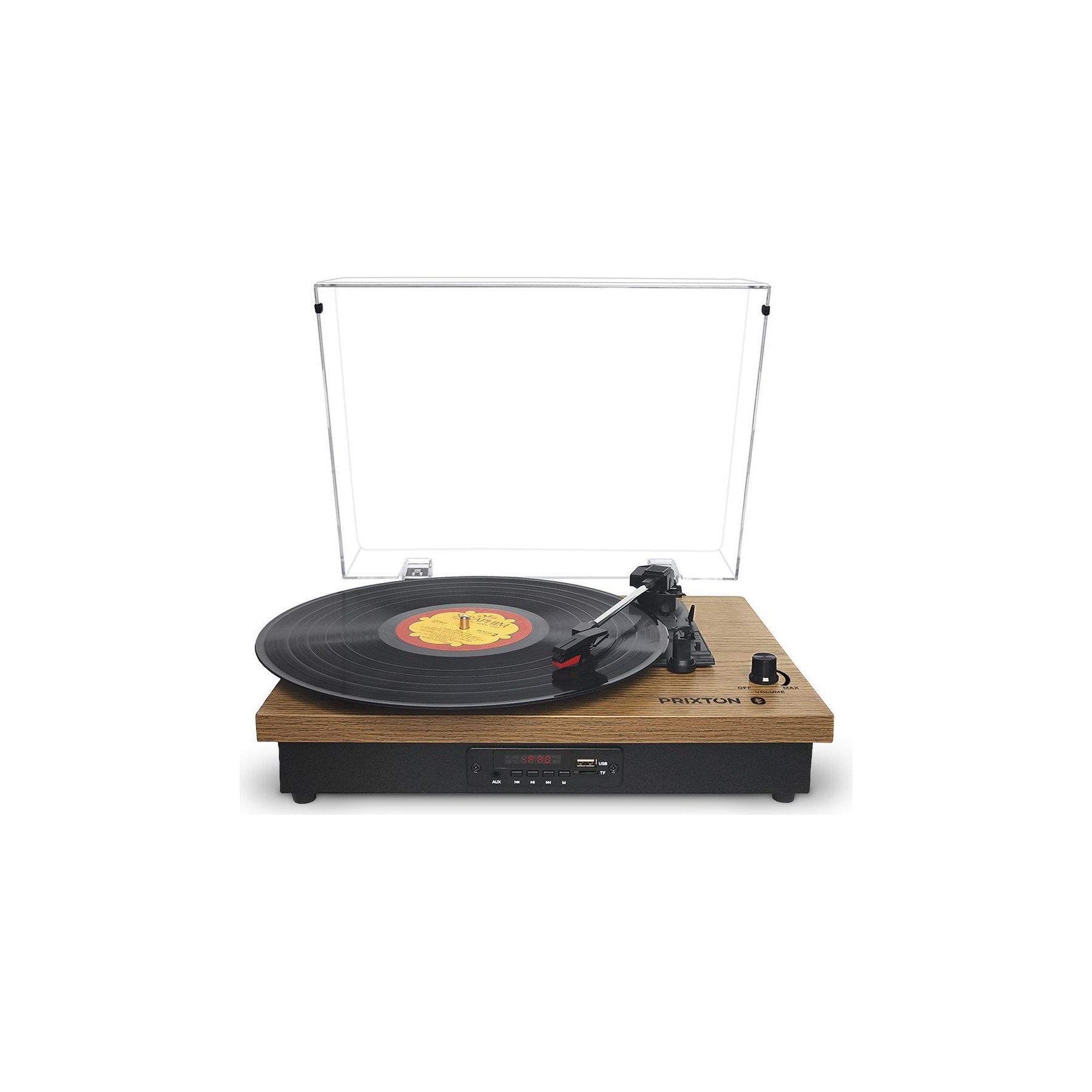 Platine vinyle PRIXTON Studio Bluetooth, USB, SD, Radio FM