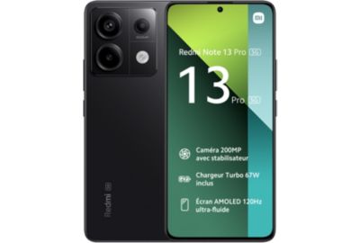 Smartphone XIAOMI Redmi Note 13 Pro 256Go Noir 5G