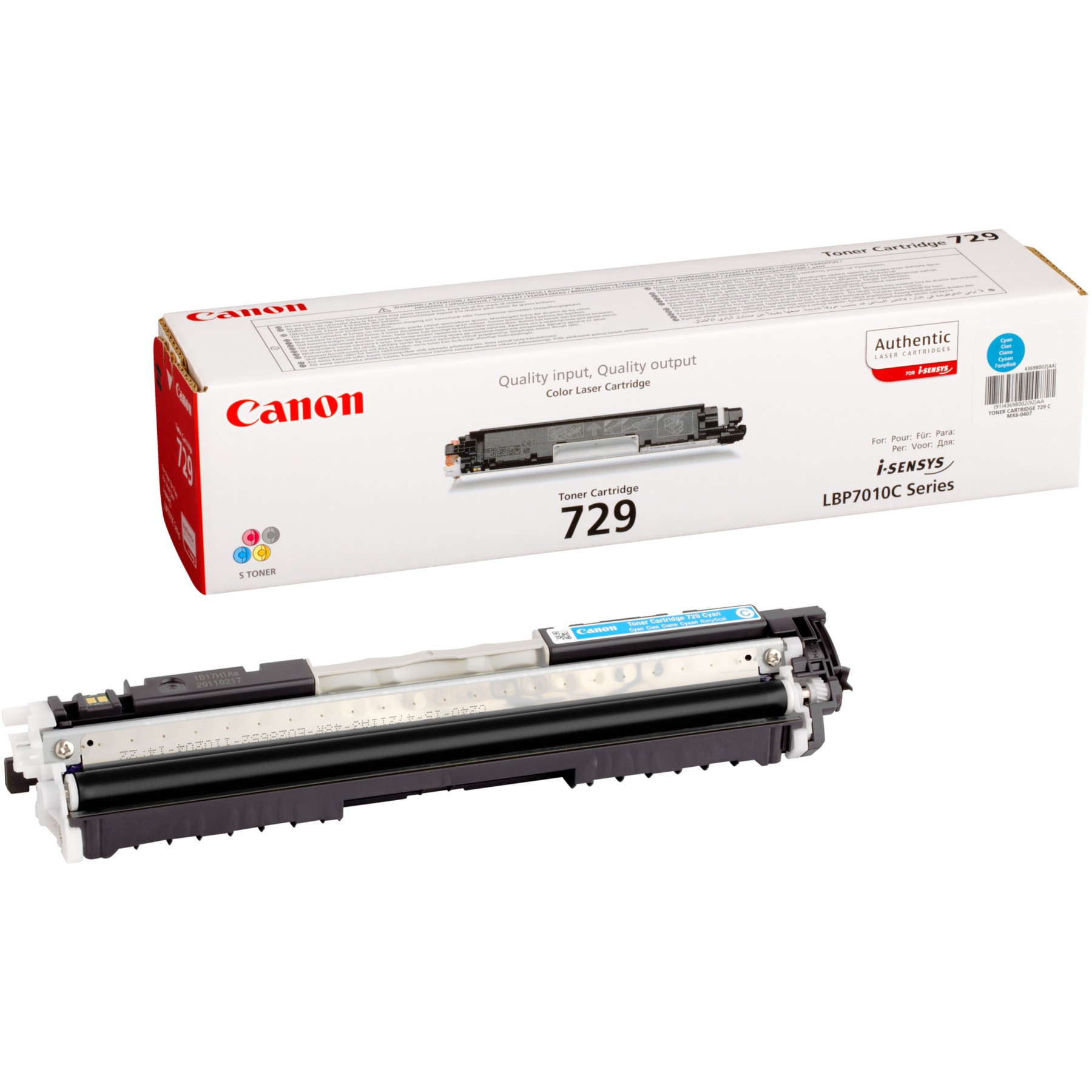 Toner CANON 729 Cyan