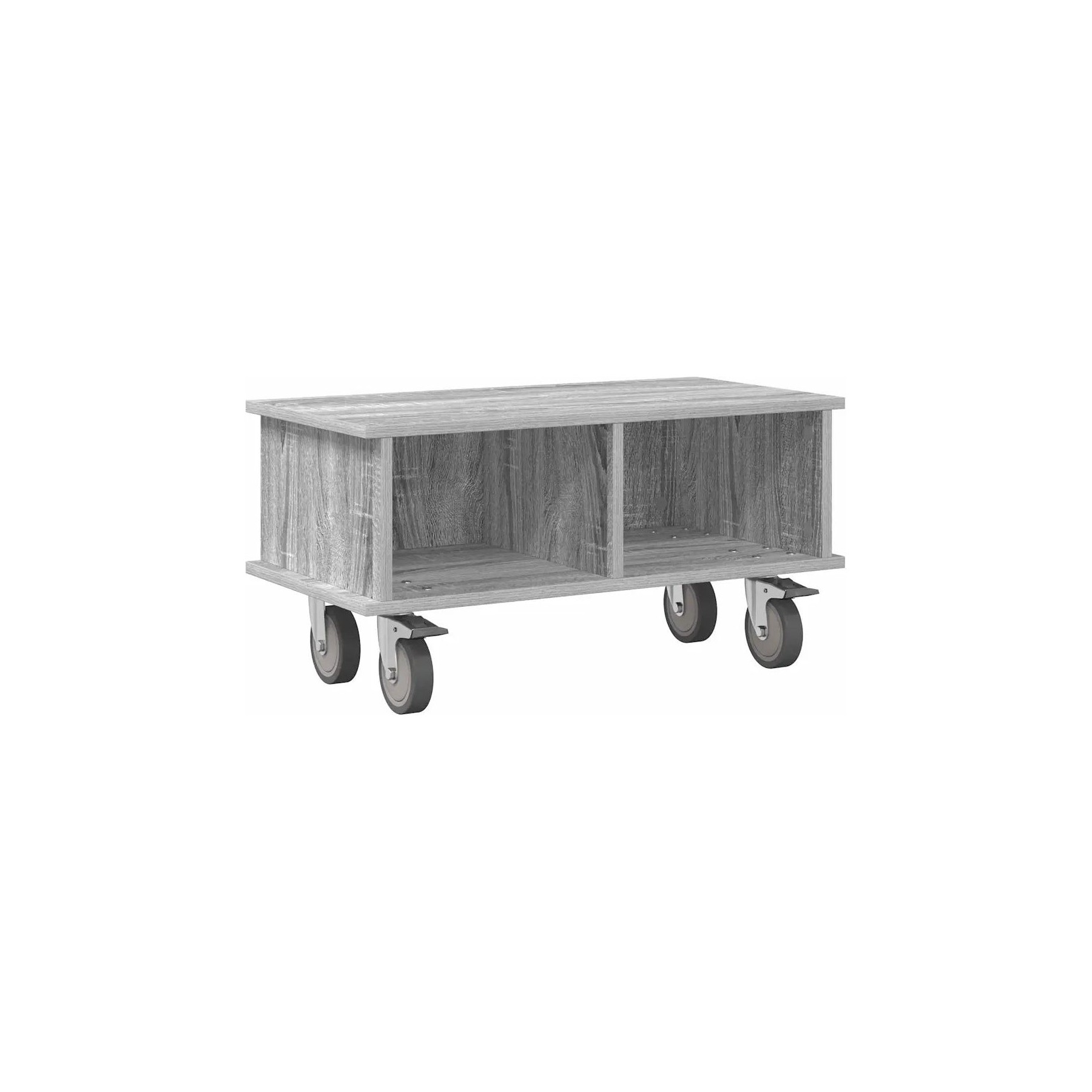 Meuble TV HELLOSHOP26 Meuble TV rectangulaire moderne avec ran