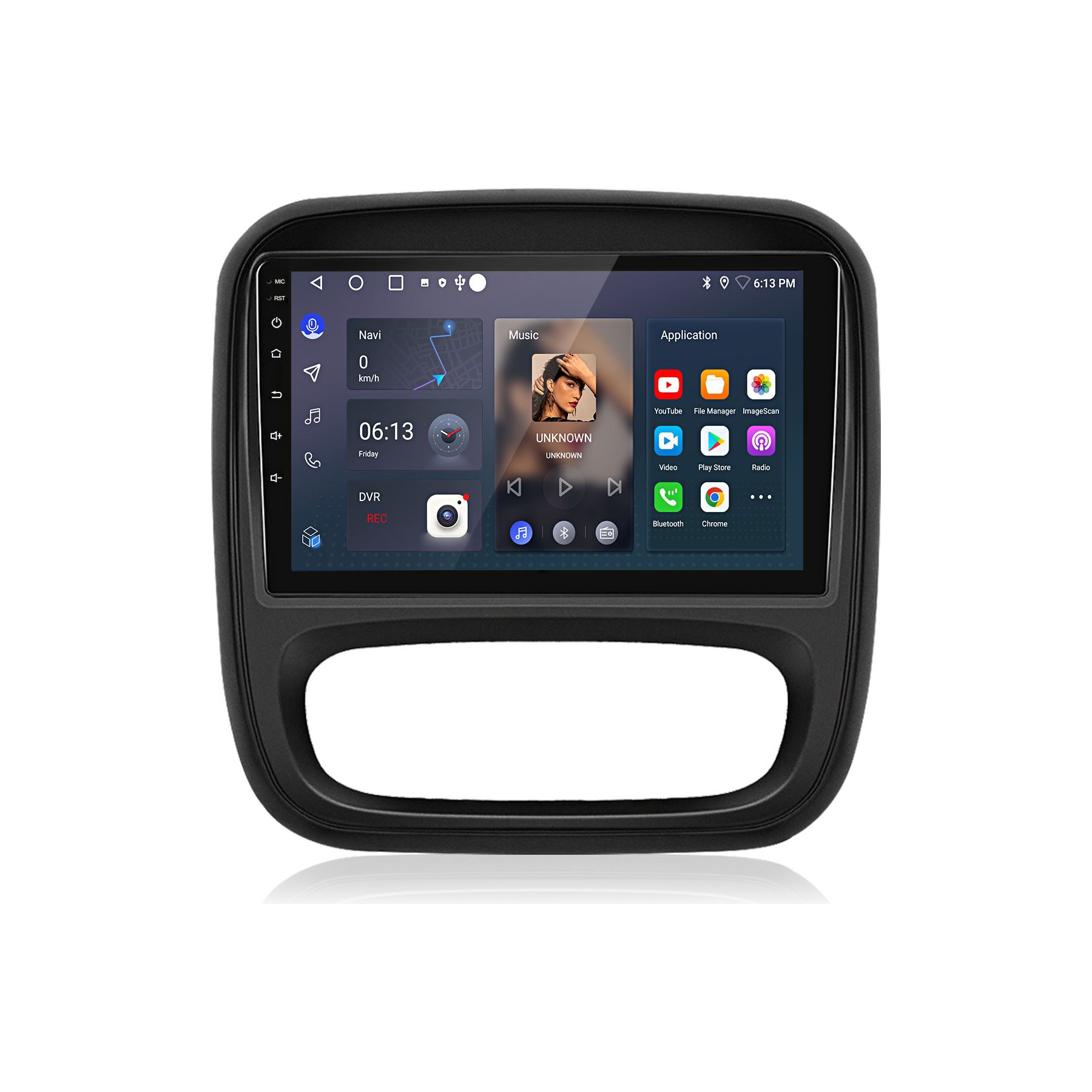 Autoradio connecté JUNSUN pour Renault Trafic 3 14-21 32G Carplay