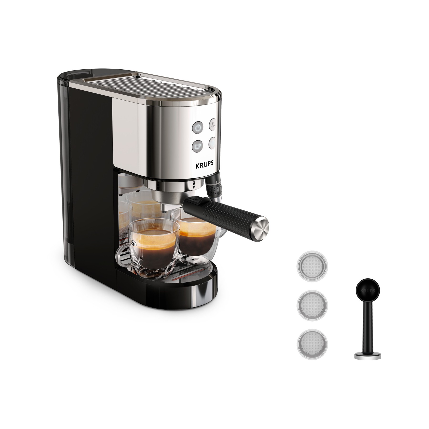 Machine à expresso KRUPS XP444C10 pompe virtuoso +