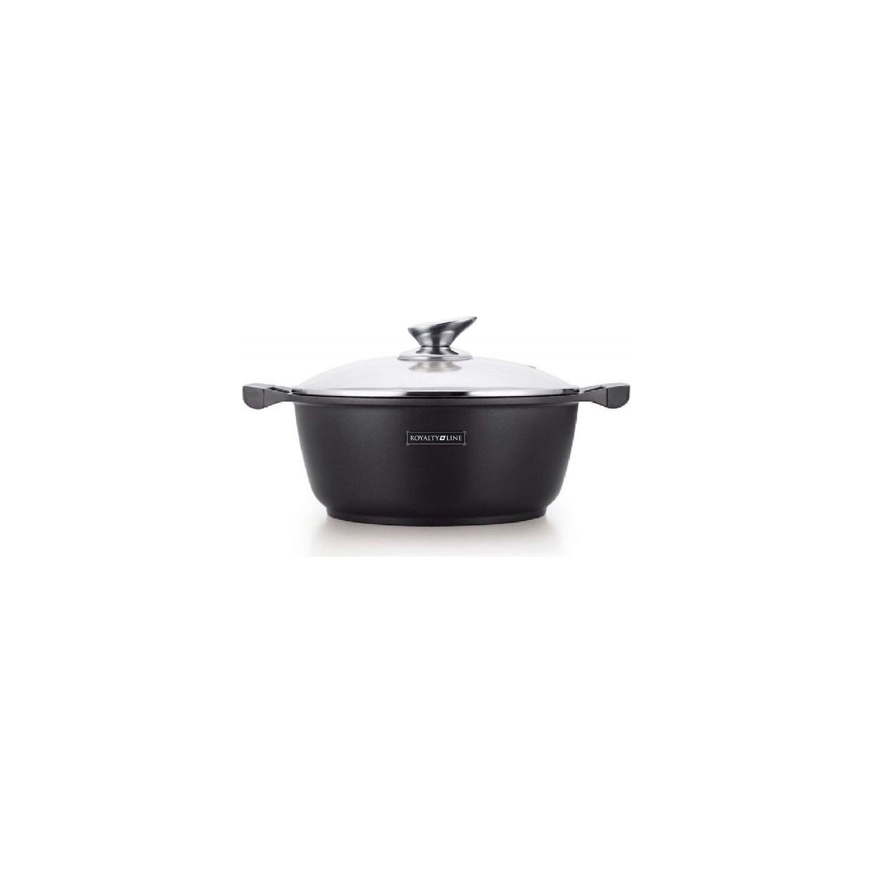 Casserole ROYALTY LINE Faitout en fonte 26 cm Noir Royalty Line