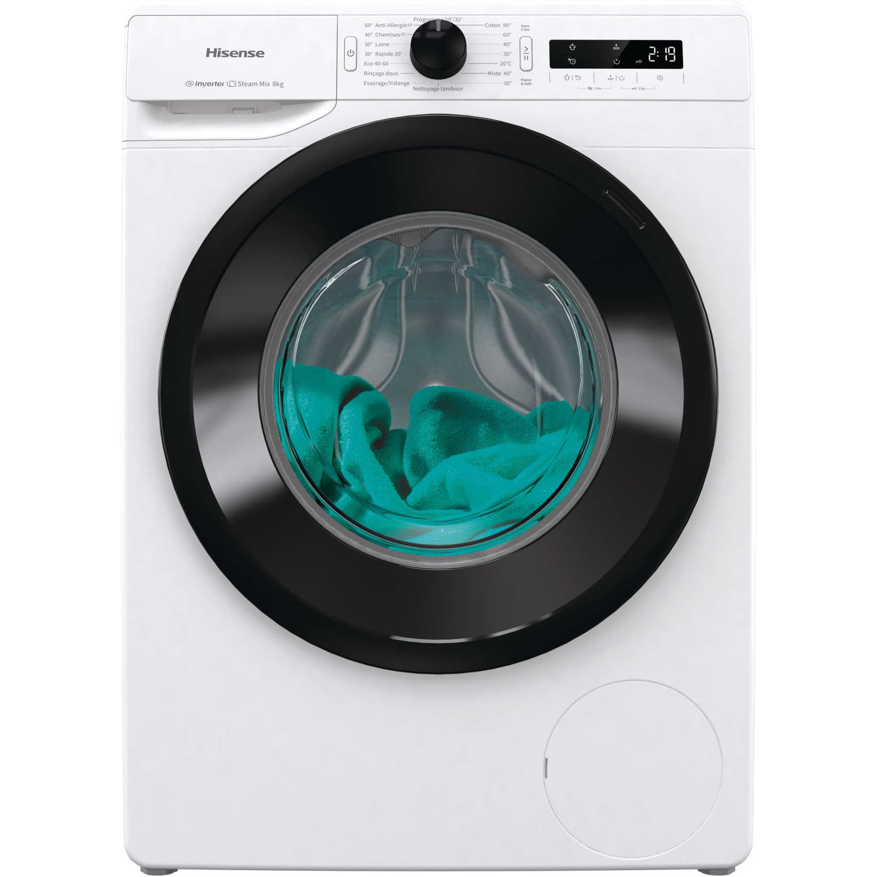 Lave linge hublot HISENSE WFGP801439VM Reconditionné