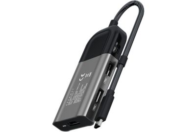 Hub USB C ADEQWAT USB-C / multiports 6 en 1