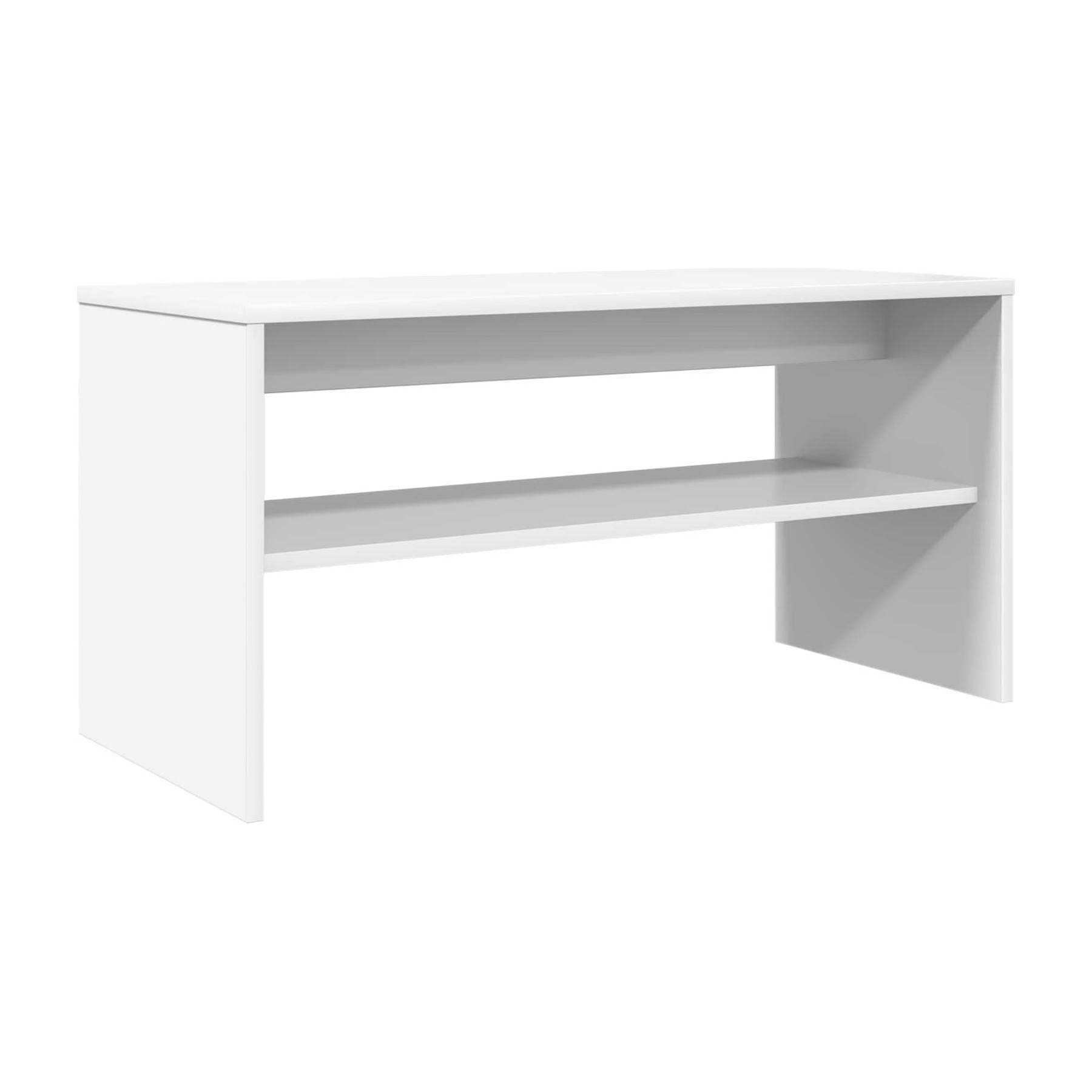 Meuble TV HELLOSHOP26 Meuble TV rectangulaire moderne rangemen