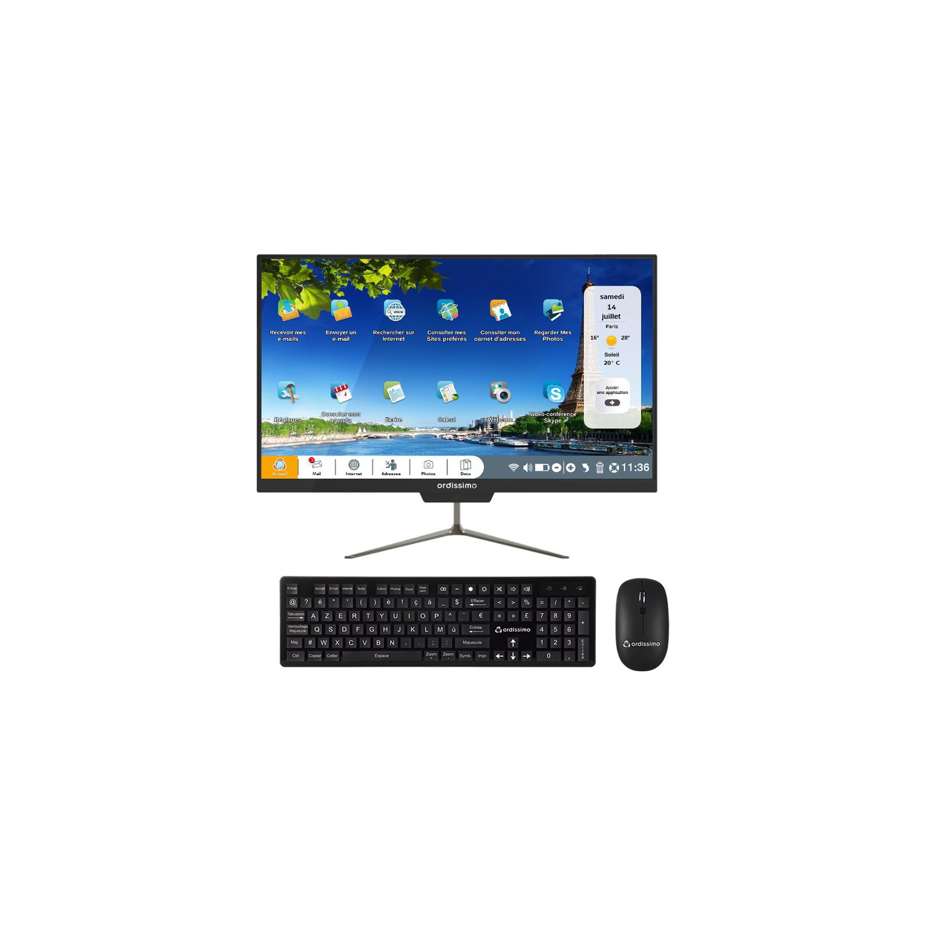 Ordinateur tout-en-un ORDISSIMO Tout-En-Un 24" Clara 2