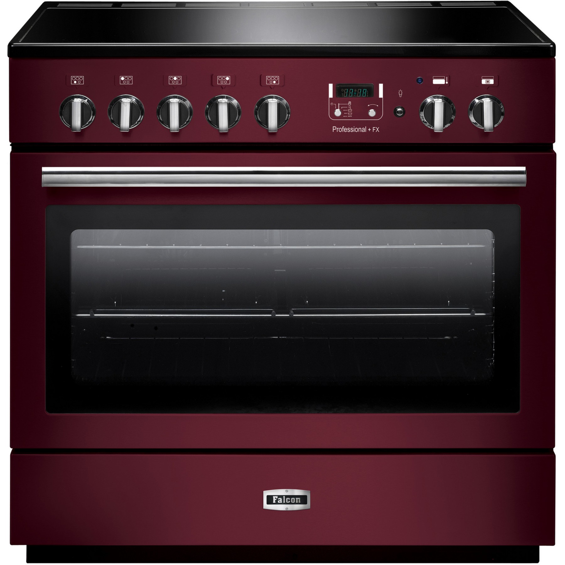 Piano de cuisson induction FALCON PROFESSIONAL + FX 90 INDUC ROUGE AIRELLE