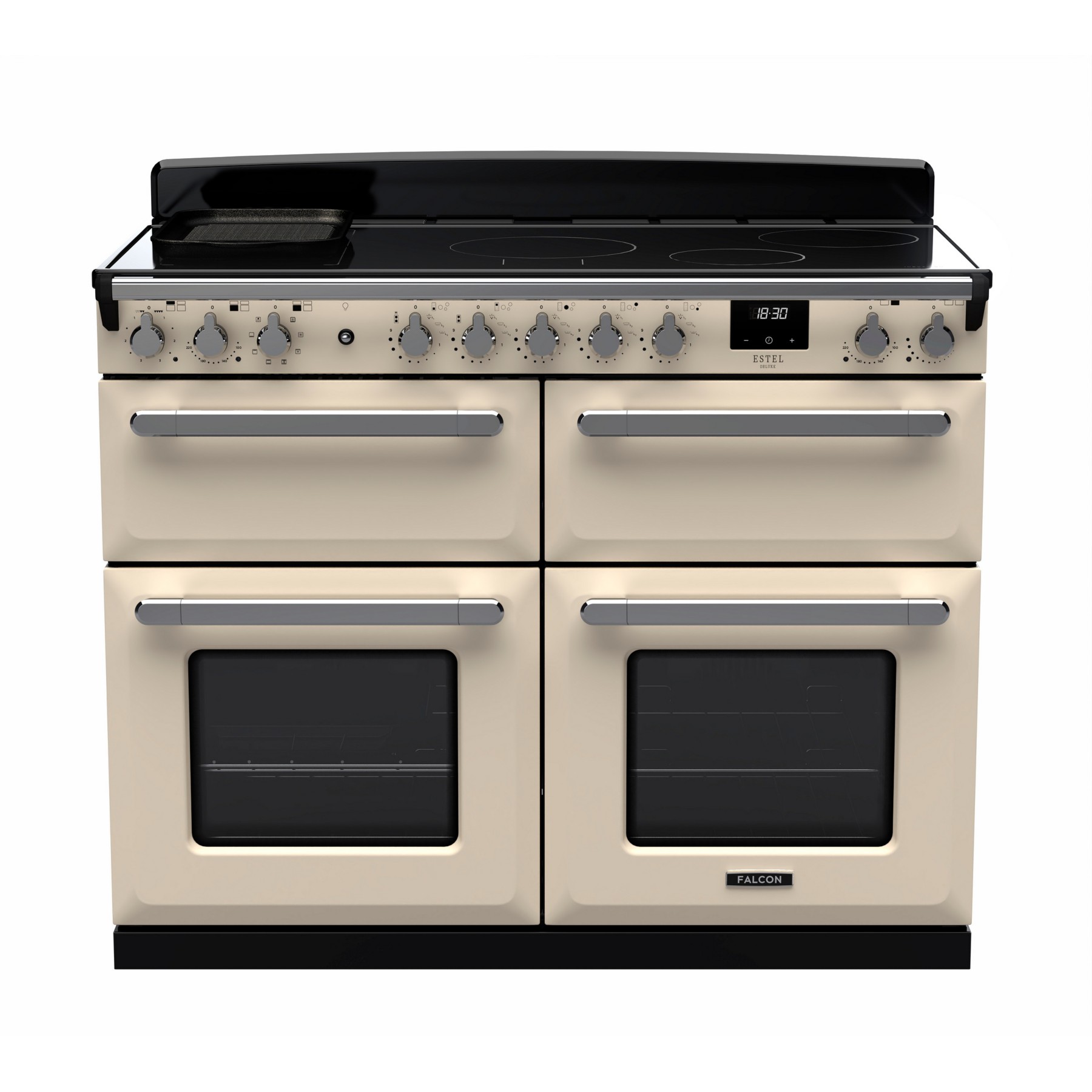 Piano de cuisson induction FALCON ESTEL DELUXE BCTAB IND 110 CM CREME PAST